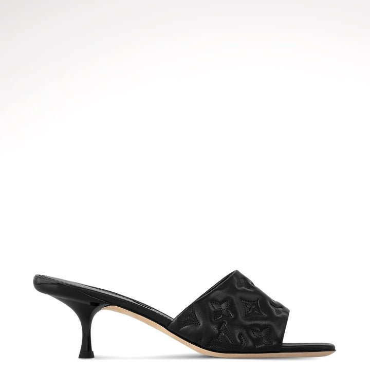 LOUIS VUITTON NEO REVIVAL CALFSKIN LEATHER MULES