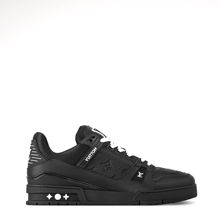 LOUIS VUITTON LV TRAINER EMBOSSED MONOGRAM SNEAKERS