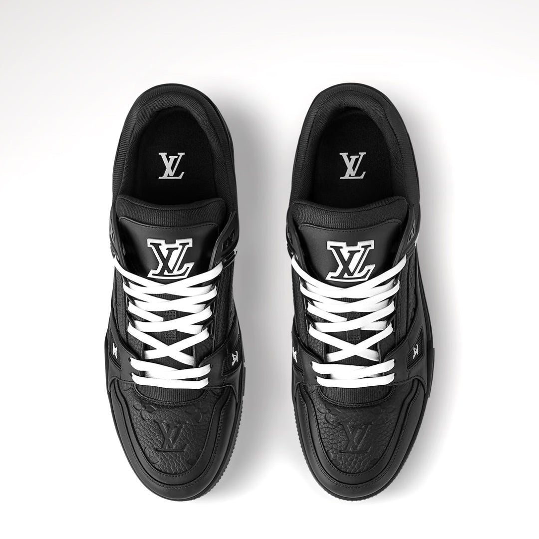 LOUIS VUITTON LV TRAINER EMBOSSED MONOGRAM SNEAKERS