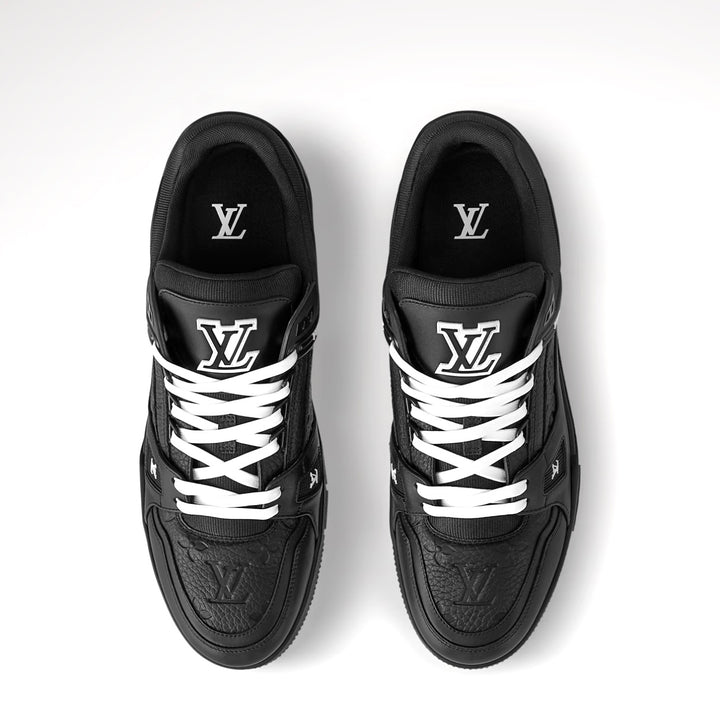 LOUIS VUITTON LV TRAINER EMBOSSED MONOGRAM SNEAKERS