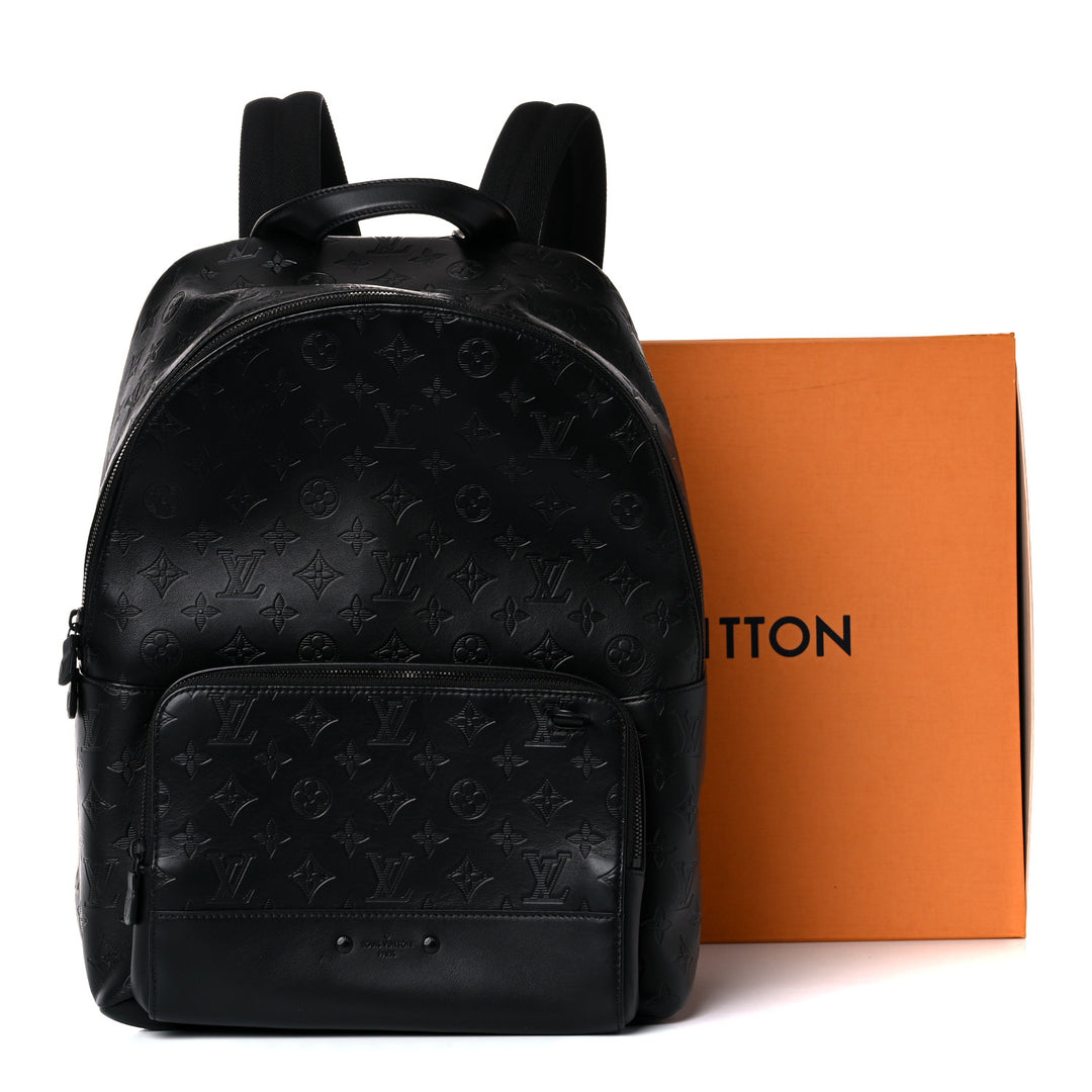 louis vuitton black monogram backpack LOUIS VUITTON CALFSKIN MONOGRAM SHADOW RACER BACKPACK – Caroline's Fashion  Luxuries