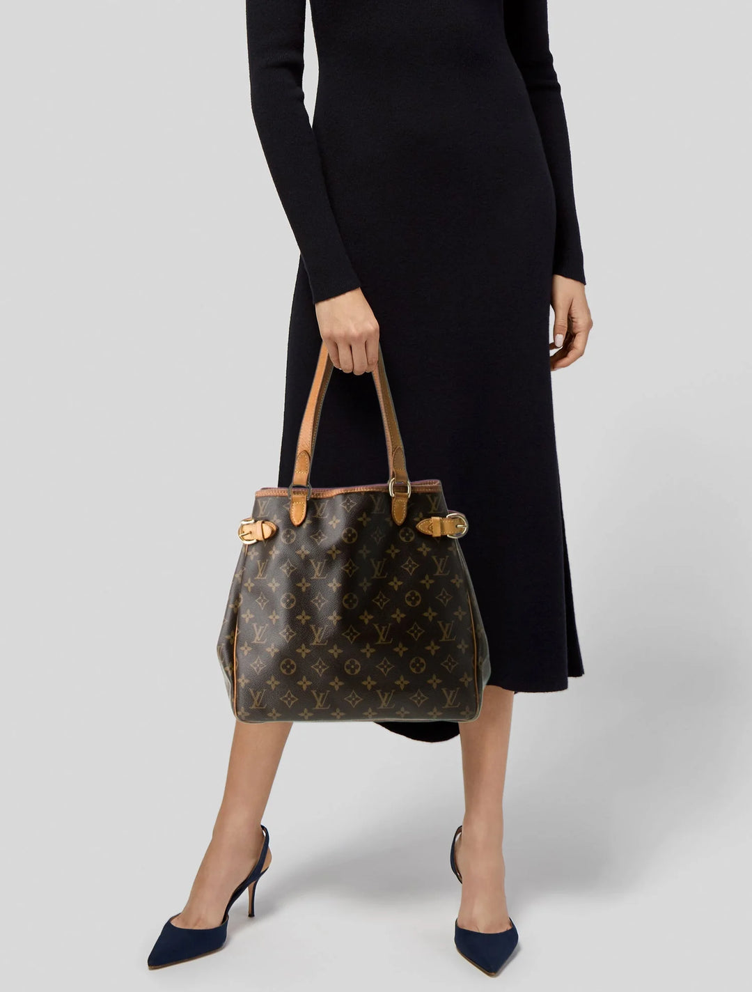 LOUIS VUITTON LV MONOGRAM BATIGNOLLES VERTICAL VINTAGE BAG