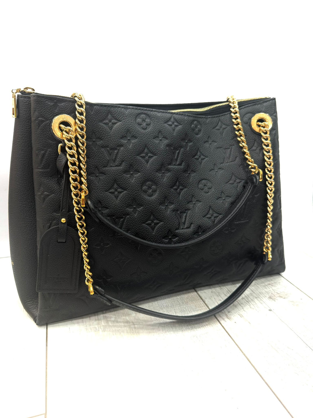 LOUIS VUITTON CALFSKIN LEATHER SURENE TOTE BAG