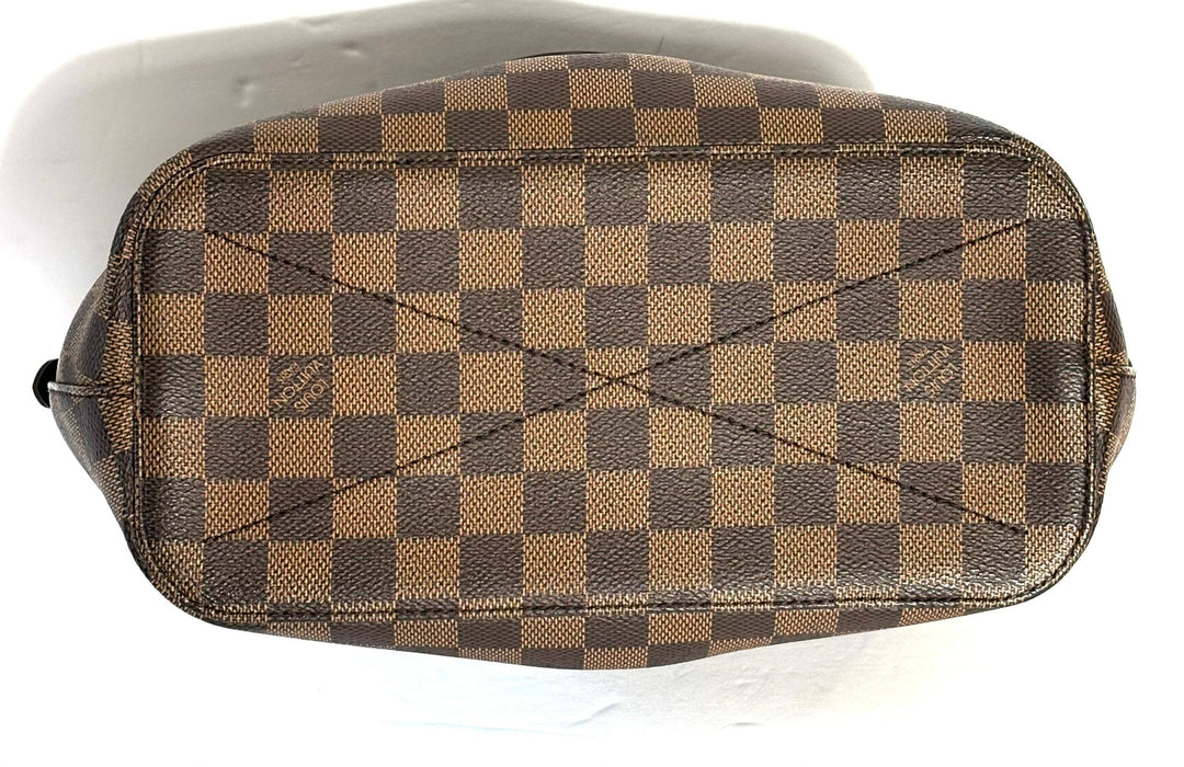 LOUIS VUITTON DAMIER EBENE SIENA PM HANDBAG