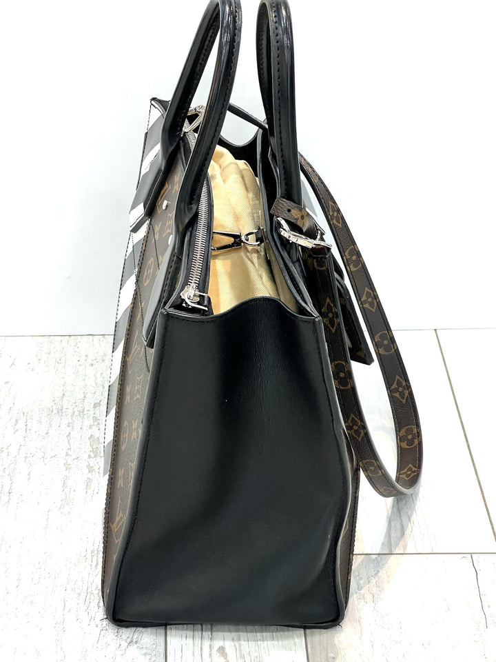 LOUIS VUITTON CALFSKIN MONOGRAM CITY STEAMER STUD MM MINI HANDBAG