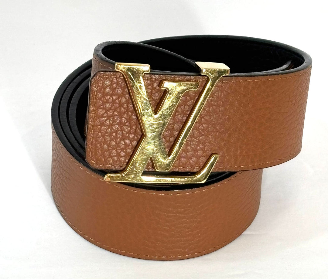 LOUIS VUITTON TAURILLON CALFSKIN INITIALES REVERSIBLE BELT