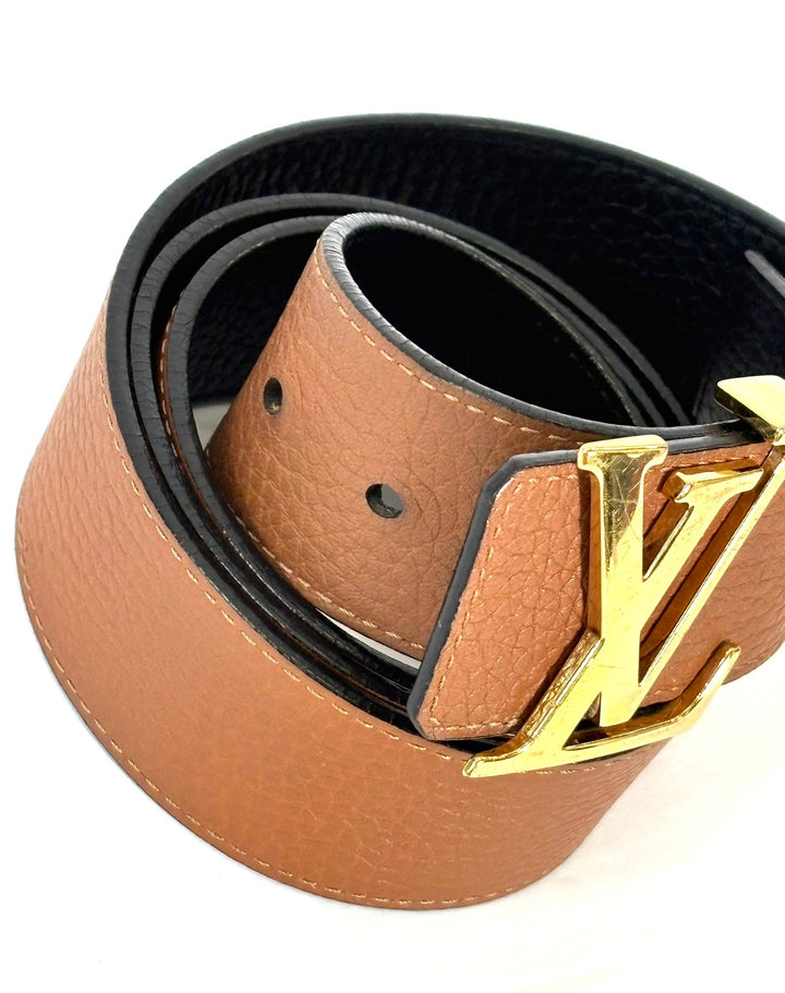 LOUIS VUITTON TAURILLON CALFSKIN INITIALES REVERSIBLE BELT