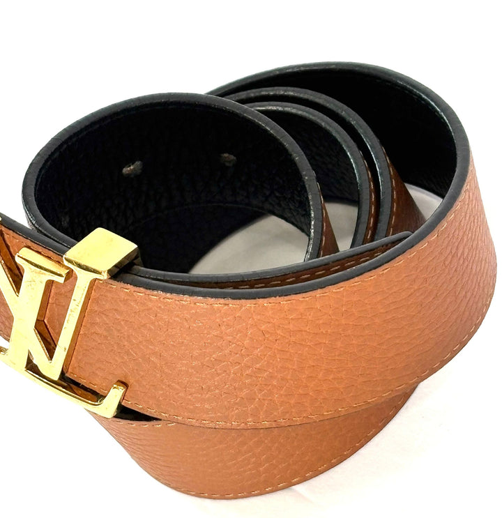 LOUIS VUITTON TAURILLON CALFSKIN INITIALES REVERSIBLE BELT