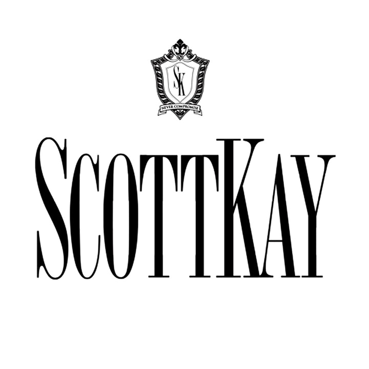 SCOTT KAY STERLING SILVER 18K GOLD UNKAGED MEN&