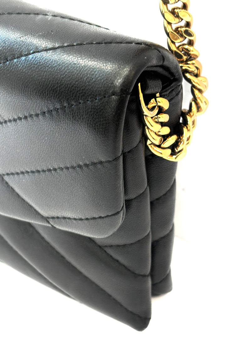 TORY BURCH KIRA CHEVRON CHAIN WALLET