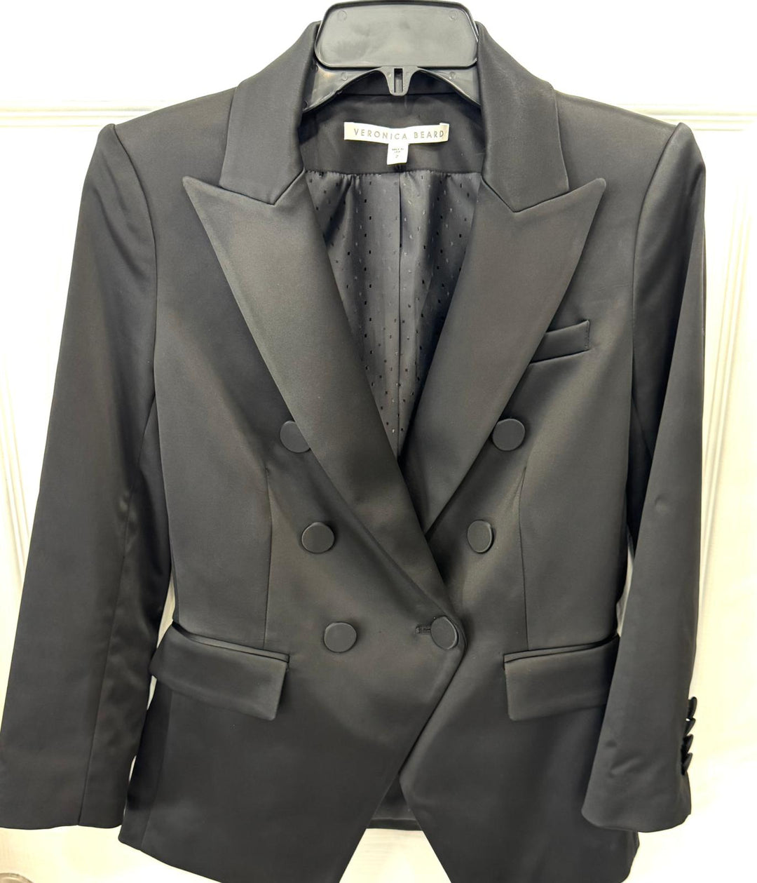 VERONICA BEARD EMPIRE SATIN BLAZER