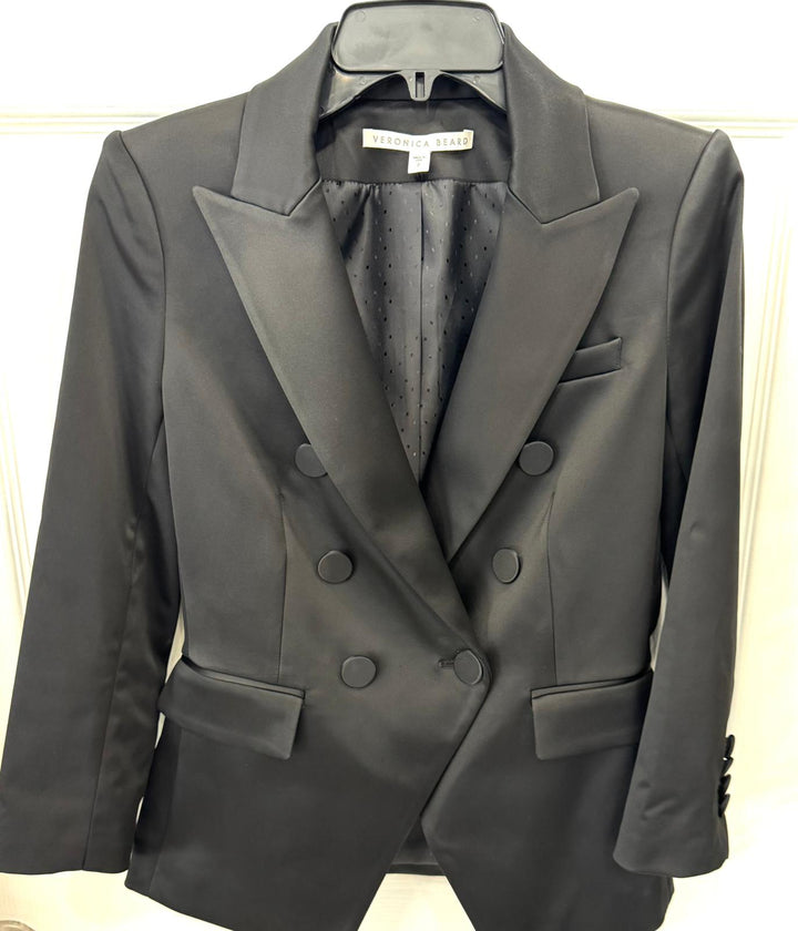 VERONICA BEARD EMPIRE SATIN BLAZER