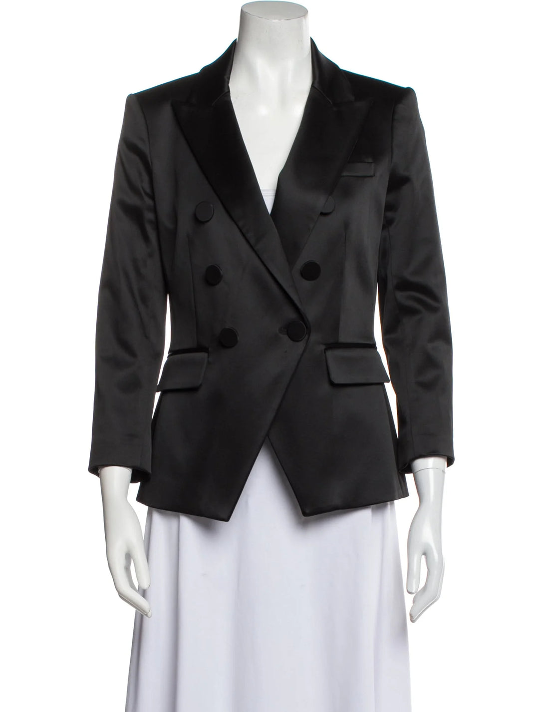 VERONICA BEARD EMPIRE SATIN BLAZER