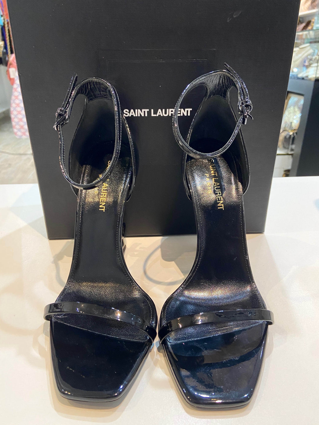 YSL OPYUM ANKLE STRAP PUMP