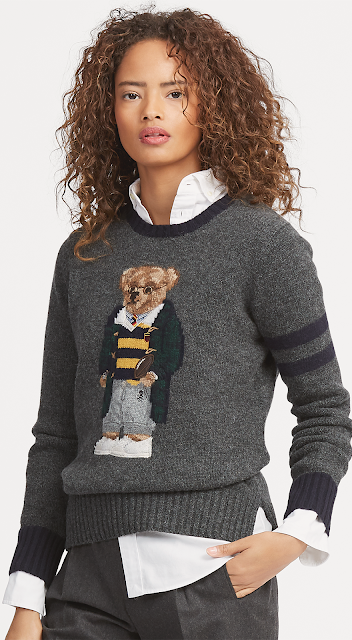Polo Ralph Lauren University Bear Crew-Neck Sweater
