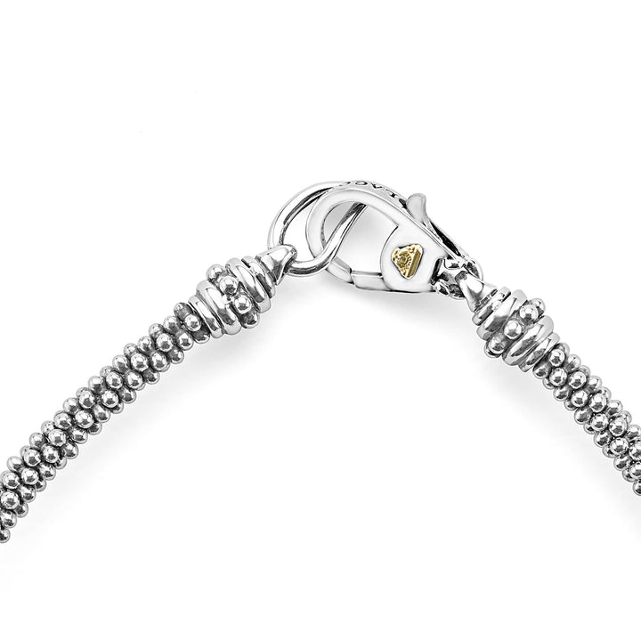 LAGOS THREE STATION CAVIAR BEADED BRACELET