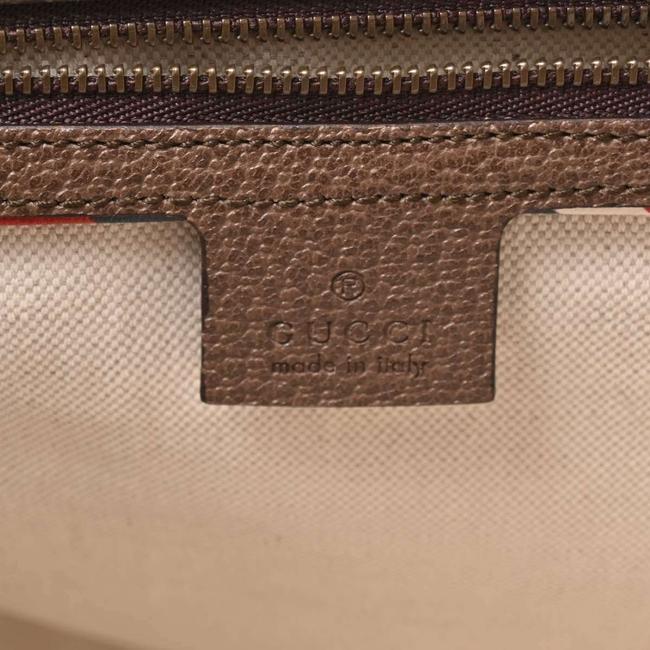 Gucci Supreme Courrier 2Way Tiger Patch Tote- Beige PVC