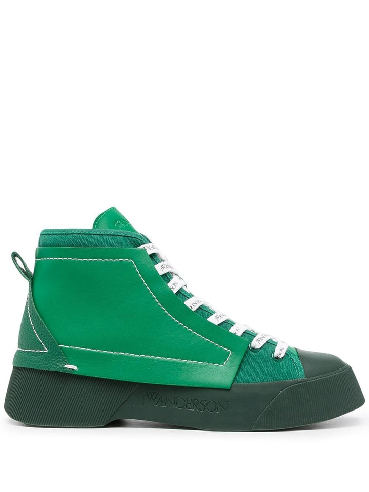 JW ANDERSON Panelled High-Top Sneakers