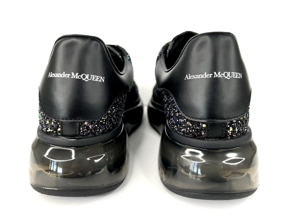 ALEXANDER MCQUEEN GLITTER TRANSPARENT AIR SOLE OVERSIZE LARRY SNEAKERS