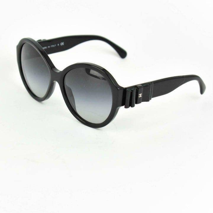 Chanel Interlocking Bow &amp; Logo Sunglasses