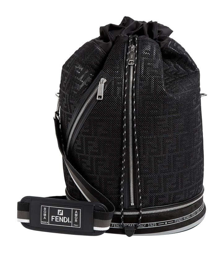 Fendi FF Mesh Drawstring Carryall Bag