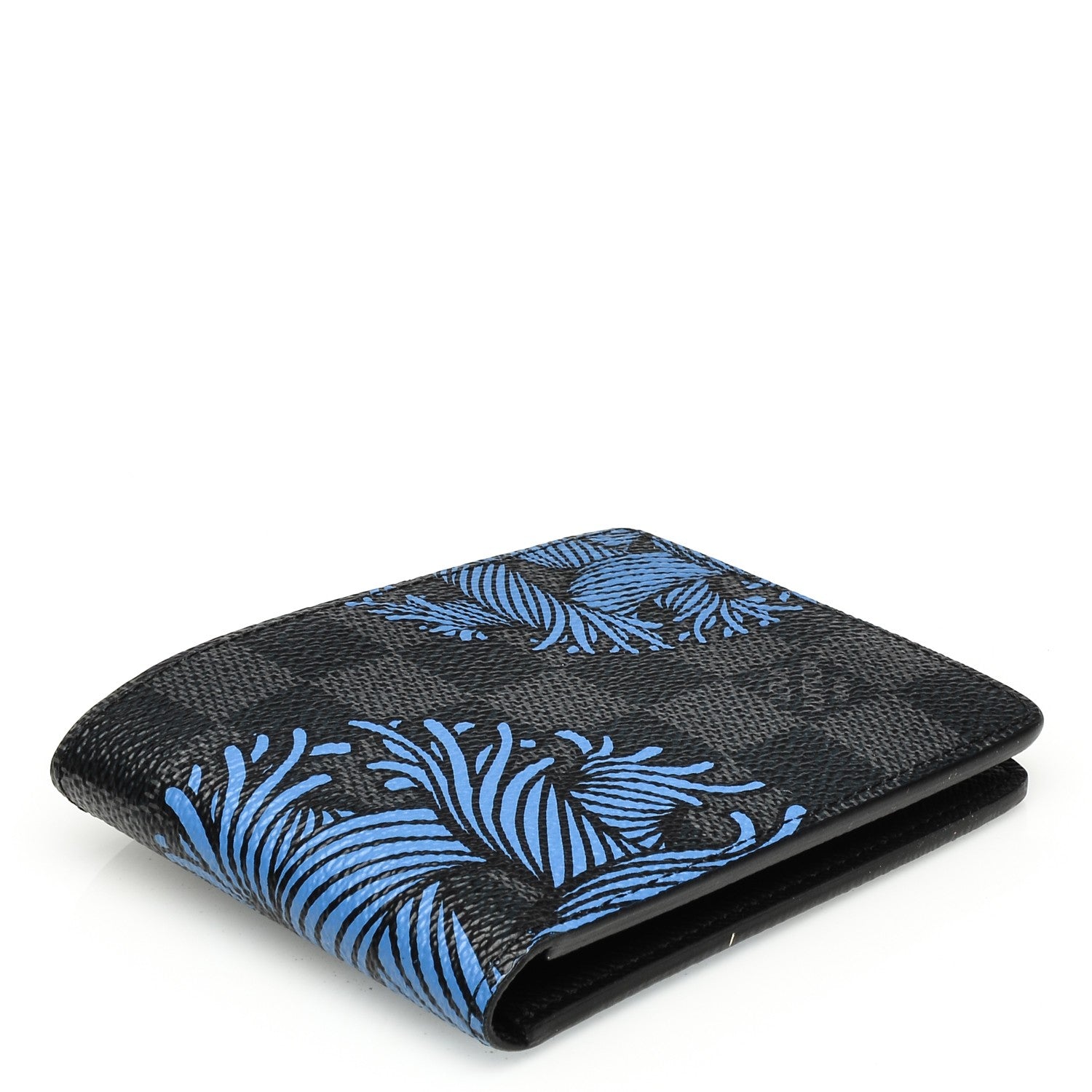 Louis Vuitton Damier Graphite Blue Rope Slender Wallet