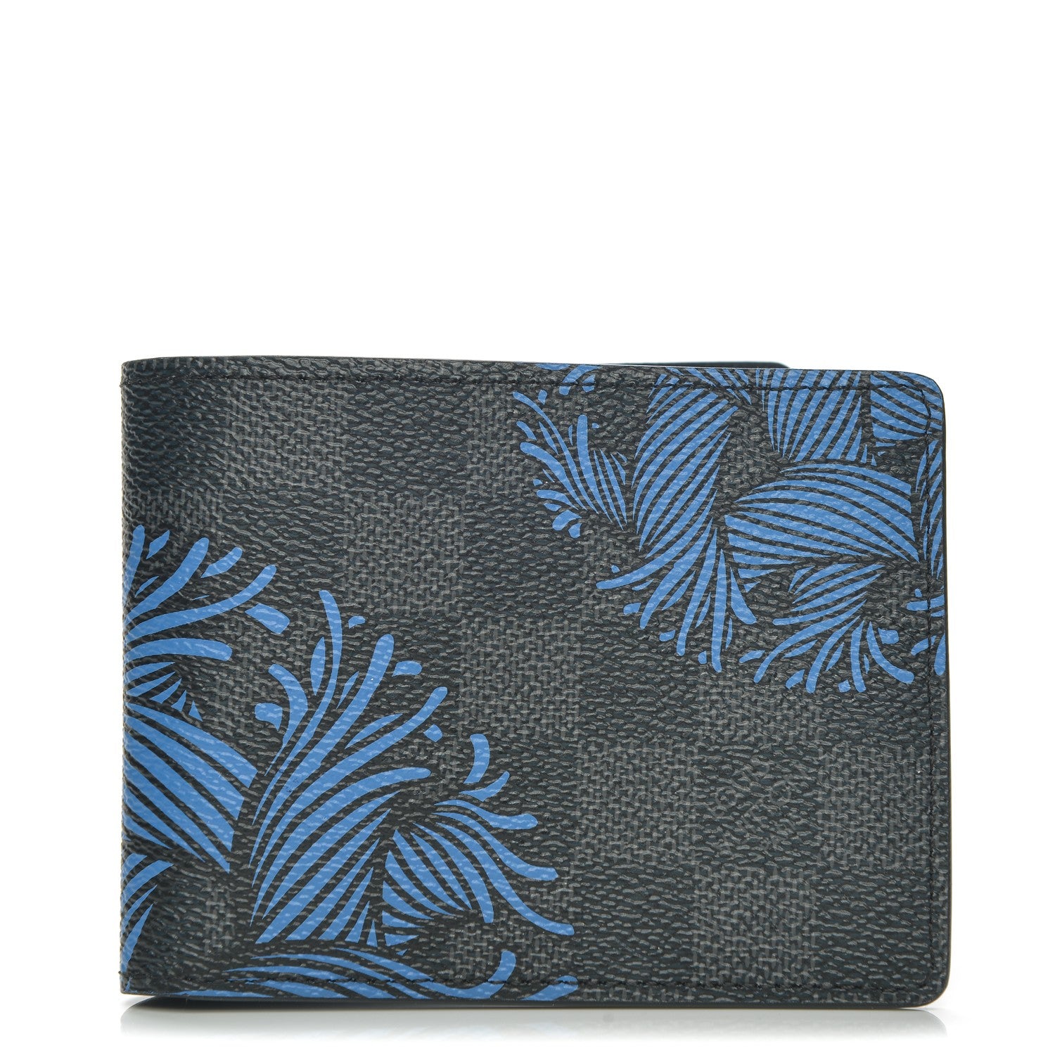 Louis Vuitton Slender Wallet Damier Graphite Blue
