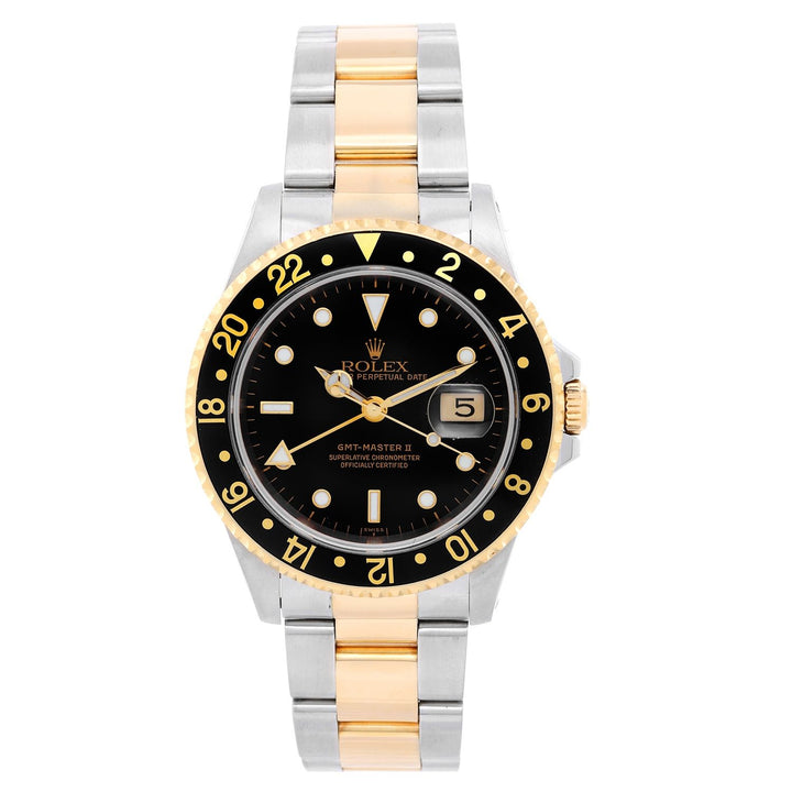 ROLEX GMT MASTER II Two Tone Watch