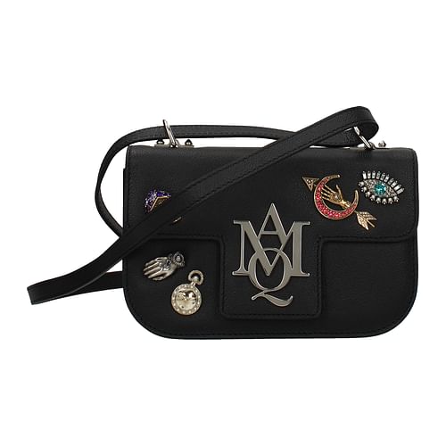 ★ ALEXANDER MCQUEEN ★ バッグ NEW $1290 ALEXANDER MCQUEEN Pink WATERCOLOR GRAFFITI Leather