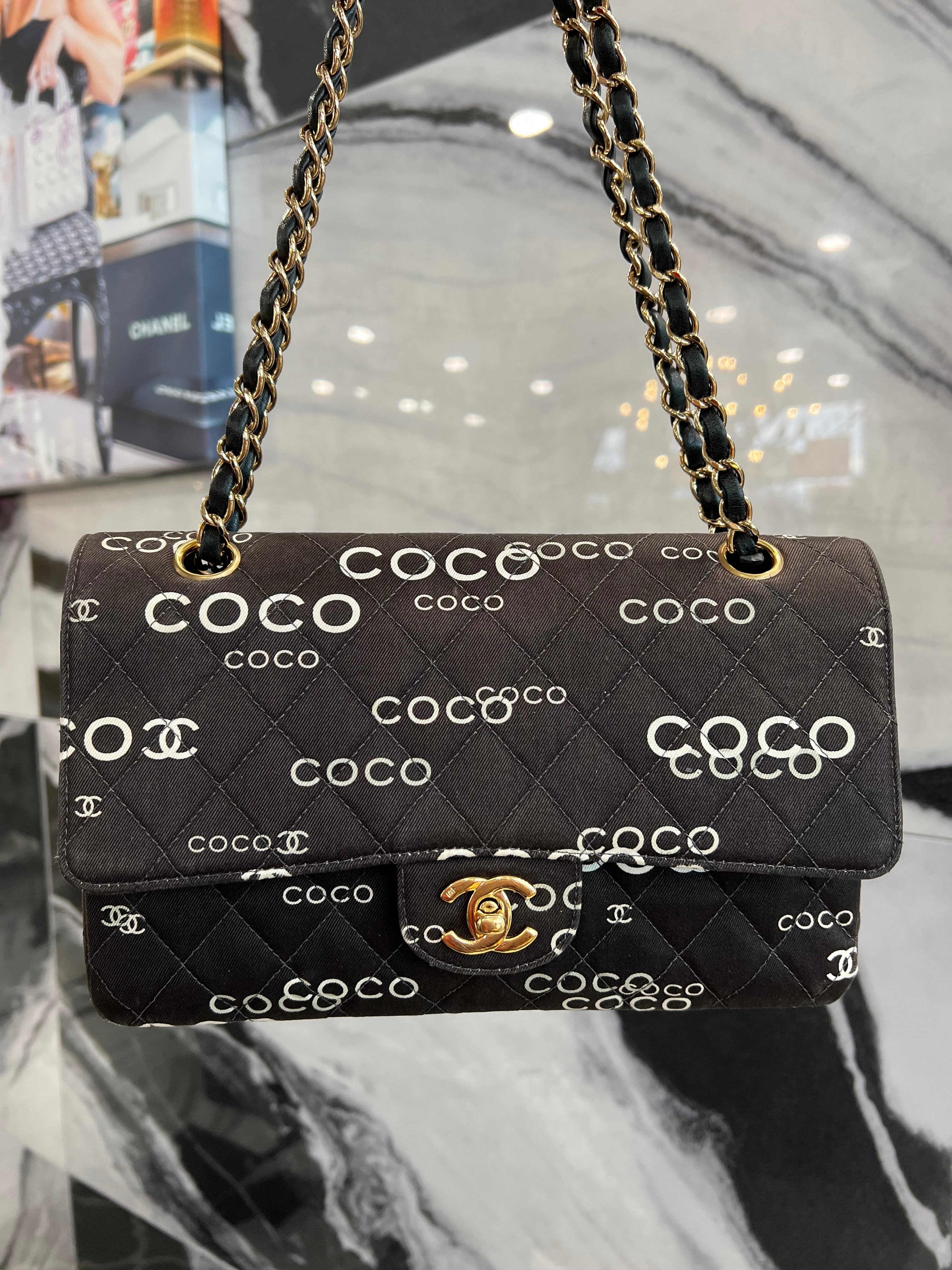 CHANEL Vintage Coco double flap bag – REAWAKE