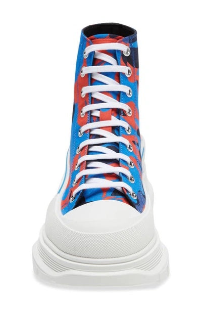ALEXANDER McQUEEN TREAD SLICK CAMO PRINT SNEAKERS