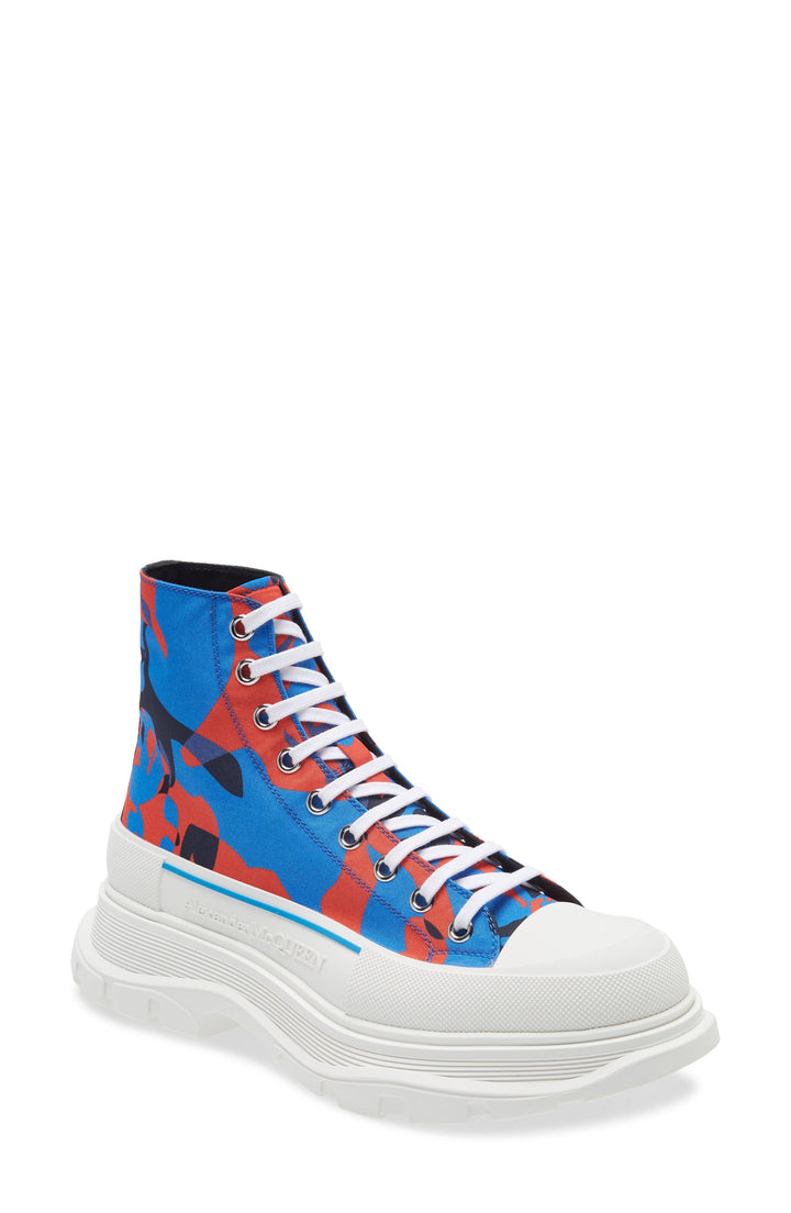 ALEXANDER McQUEEN TREAD SLICK CAMO PRINT SNEAKERS