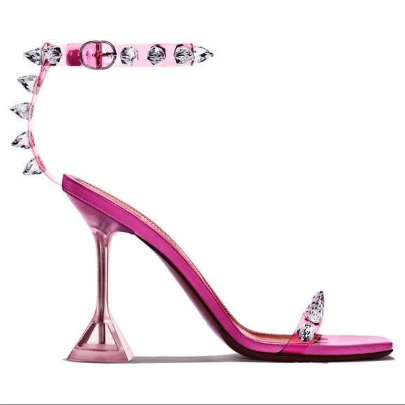 AMINA MUADDI LIMITED EDITION JULIA SWAROVSKI SANDALS