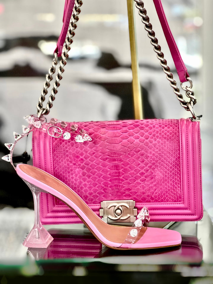 AMINA MUADDI LIMITED EDITION JULIA SWAROVSKI SANDALS