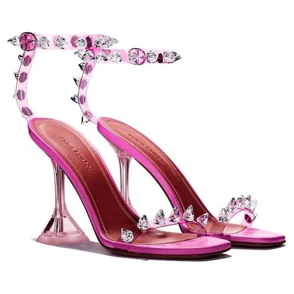 AMINA MUADDI LIMITED EDITION JULIA SWAROVSKI SANDALS