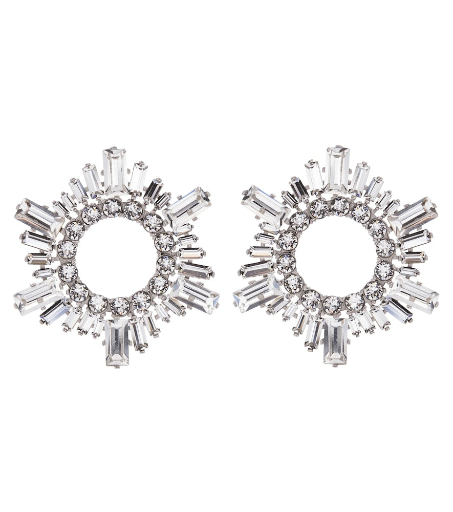 AMINA MUADDI BEGUM MINI CRYSTAL EMBELLISHED EARRINGS