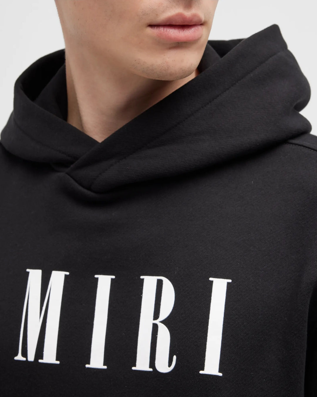 AMIRI TERRY BASIC LOGO HOODIE