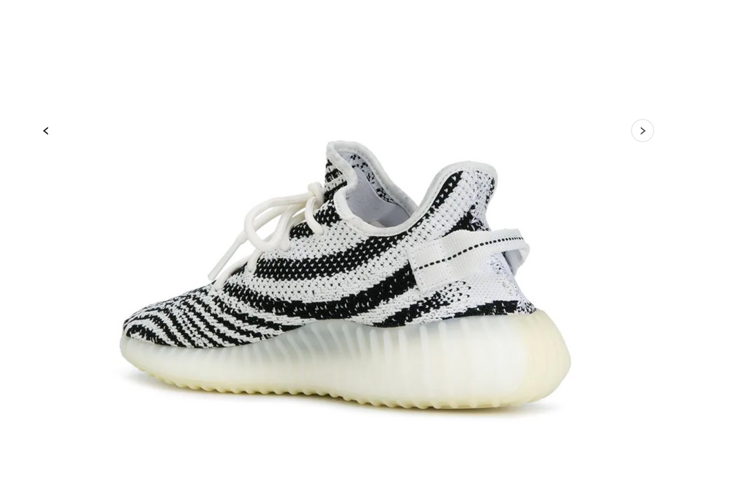 ADIDAS YEEZY BOOST 350 V2 ZEBRA SNEAKERS