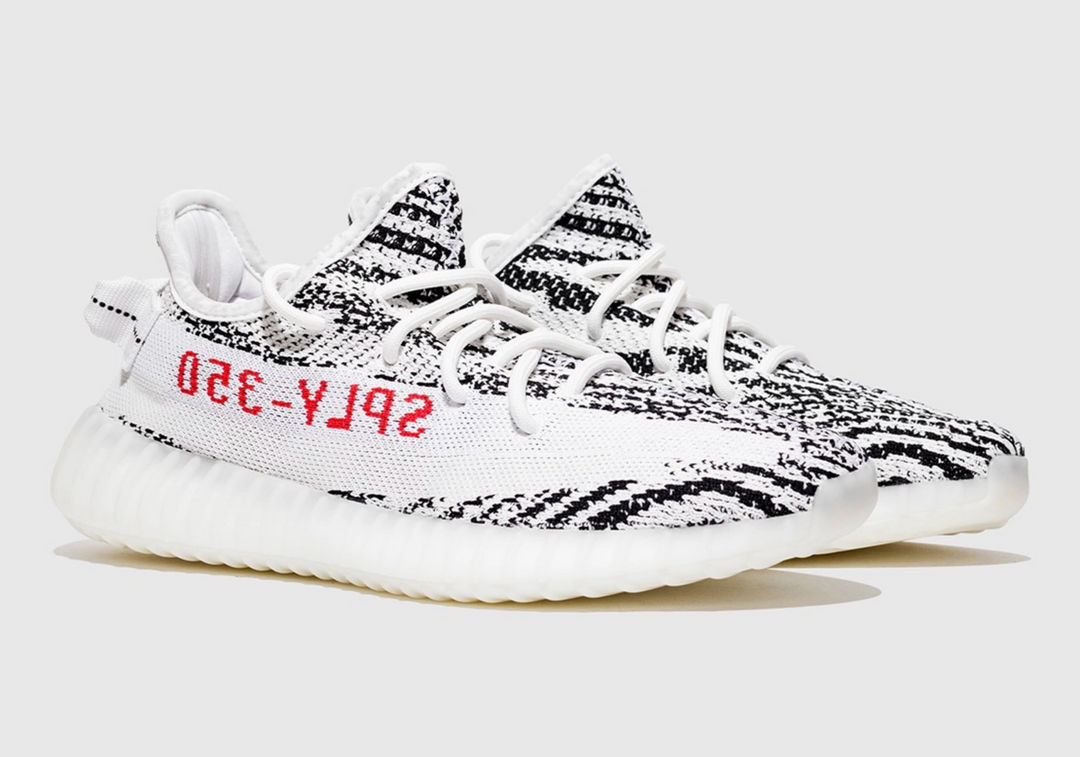 ADIDAS YEEZY BOOST 350 V2 ZEBRA SNEAKERS