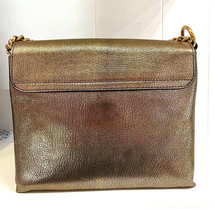 ALEXANDER MCQUEEN TWIN SKULL FLAP BAG