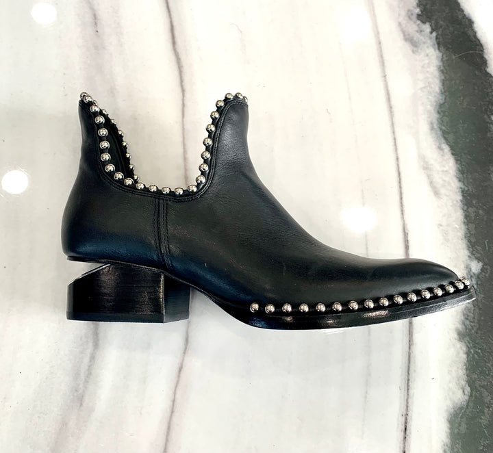 ALEXANDER WANG STUDDED KORI CUTOUT BOOTS