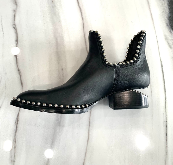ALEXANDER WANG STUDDED KORI CUTOUT BOOTS