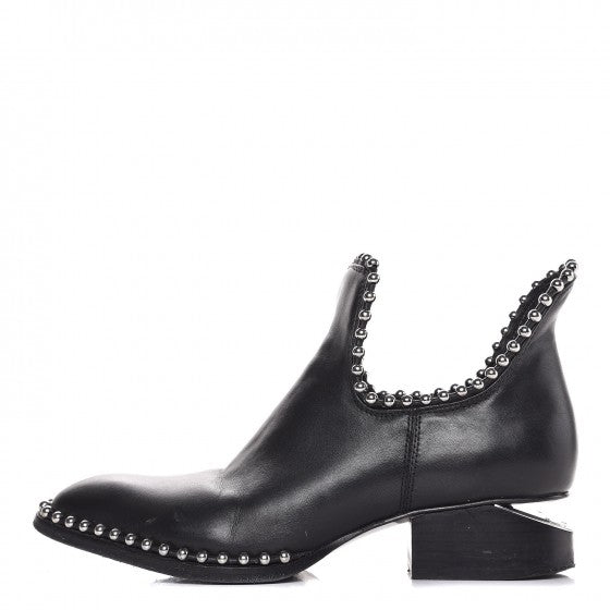 ALEXANDER WANG STUDDED KORI CUTOUT BOOTS