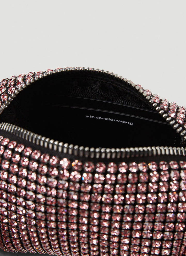 ALEXANDER WANG HEIRESS CRYSTAL MEDIUM POUCH BAG
