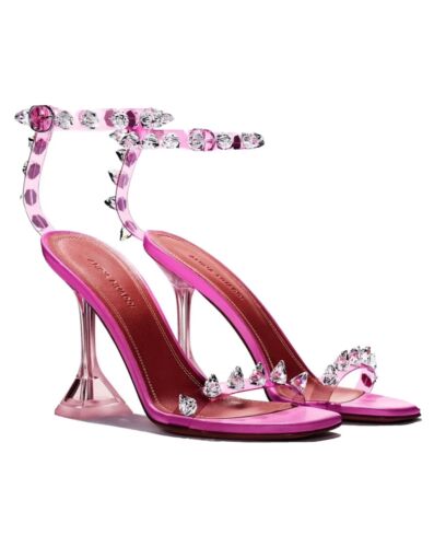 AMINA MUADDI LIMITED EDITION JULIA SWAROVSKI SANDALS
