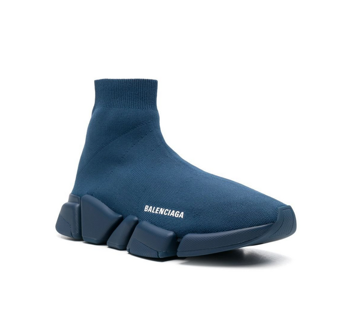 Buy Balenciaga Navy Blue Balenciaga Speed Trainer BALENCIAGA SPEED
