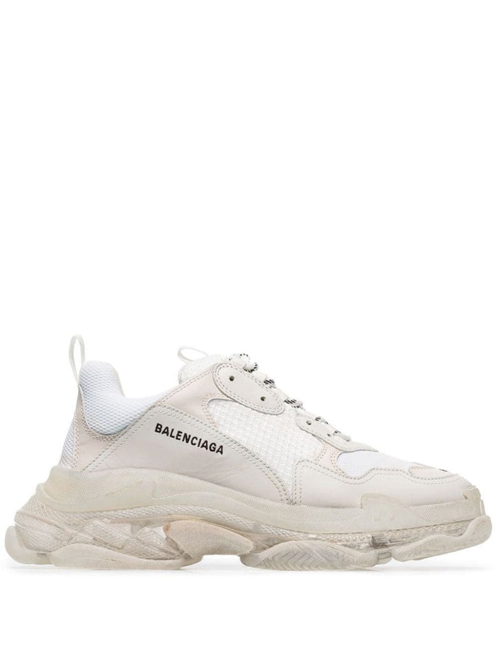 BALENCIAGA TRIPLE S CLEAR SOLE SNEAKERS