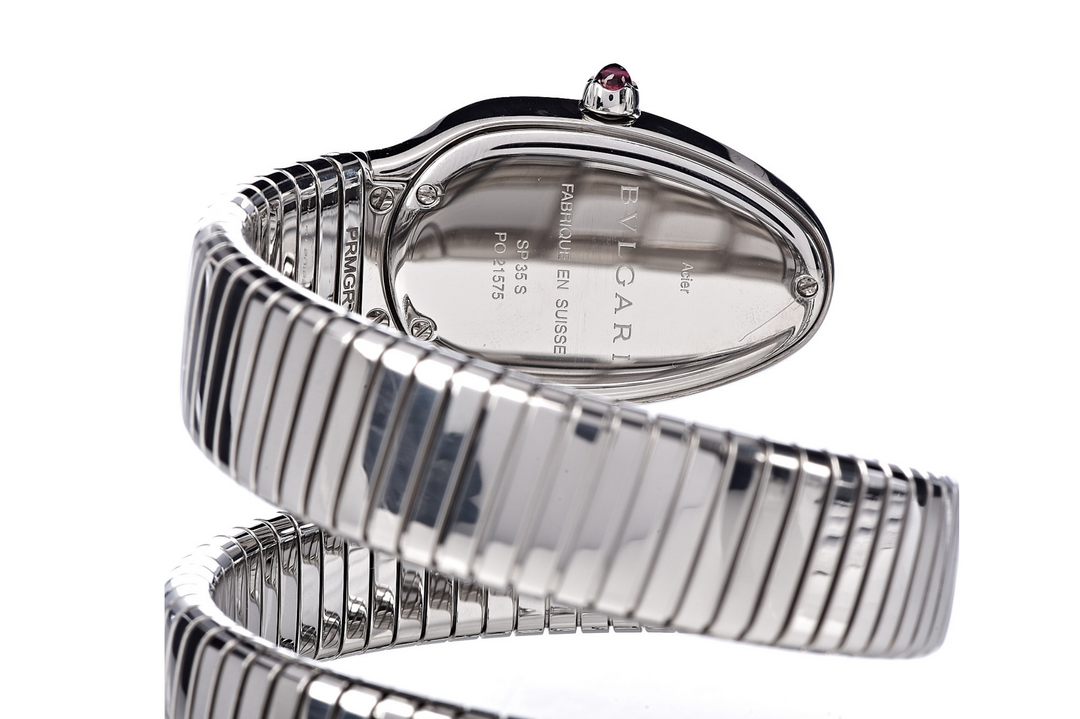 BULGARI SERPENTI TUBOGAS  SPIRAL DIAMOND QUARTZ WATCH