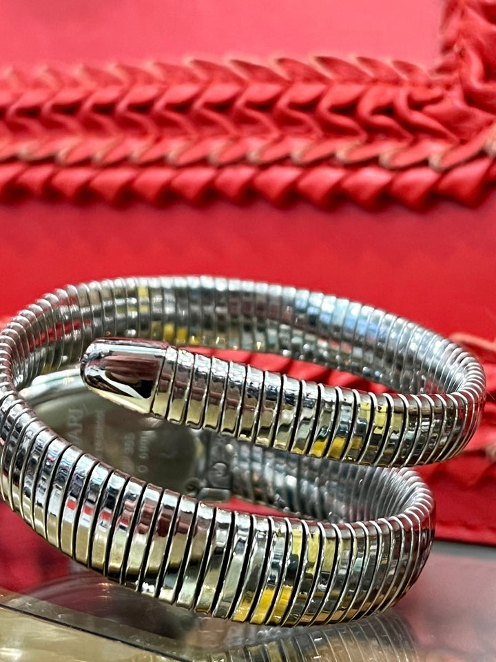 BULGARI SERPENTI TUBOGAS  SPIRAL DIAMOND QUARTZ WATCH