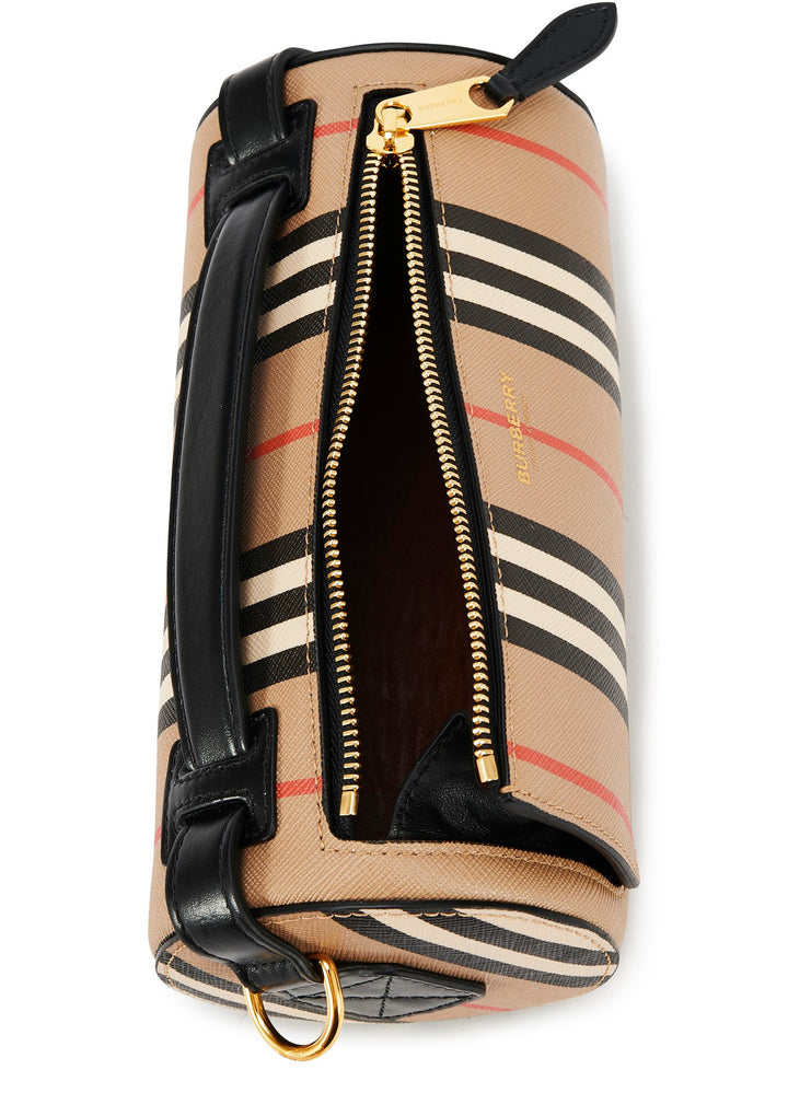 BURBERRY VINTAGE CHECK BARREL BAG